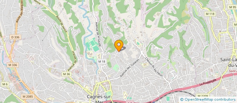 localisation de l'entreprise MADAME CAROLINE DEIDERY-GRATAY à CAGNES-SUR-MER