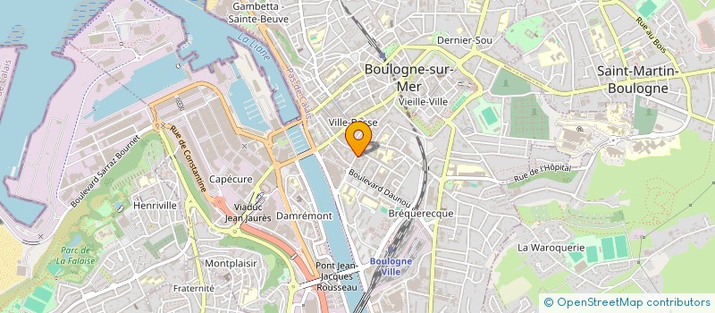 localisation de l'entreprise MADAME CAROLINE DELABRE  BOULOGNE-SUR-MER