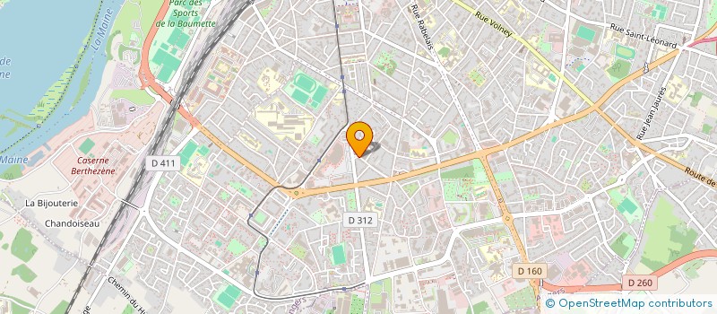 localisation de l'entreprise MADAME CAROLINE DELAHAYE  ANGERS