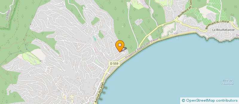 localisation de l'entreprise MADAME CAROLINE DELAHAYE à CAVALAIRE-SUR-MER