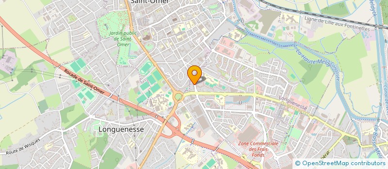 localisation de l'entreprise MADAME CAROLINE DELANGHE  LONGUENESSE