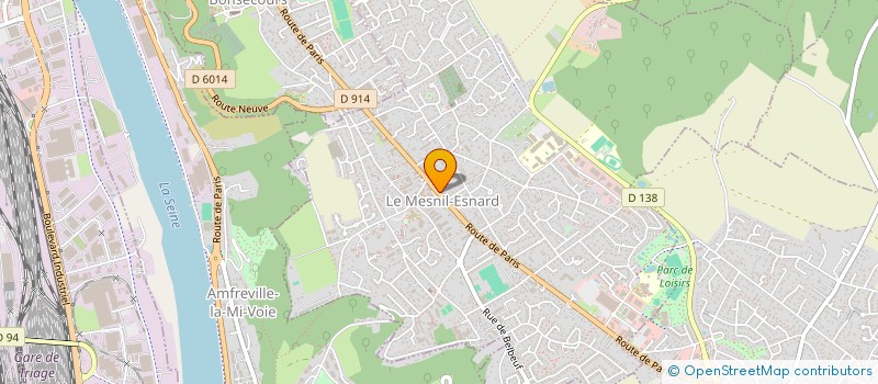 localisation de l'entreprise MADAME CAROLINE DELAPLASSETTE  LE MESNIL-ESNARD