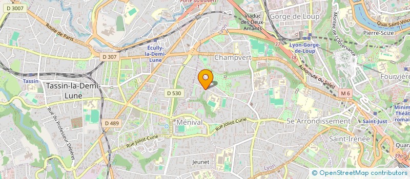 localisation de l'entreprise MADAME CAROLINE DELAUGE à LYON