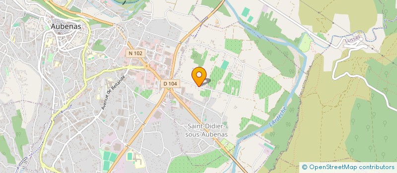 localisation de l'entreprise MADAME CAROLINE DELAYGUE  SAINT-DIDIER-SOUS-AUBENAS