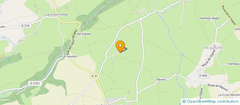 localisation de l'entreprise MADAME CAROLINE DELBASSE  LA HAGUE