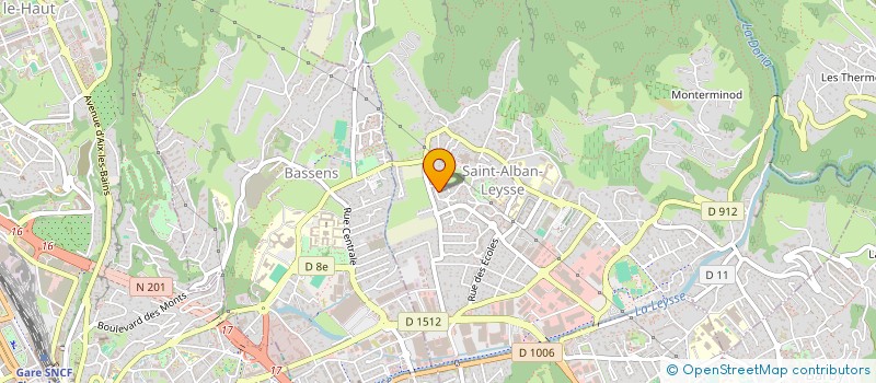 localisation de l'entreprise MADAME CAROLINE DELISLE à SAINT-ALBAN-LEYSSE