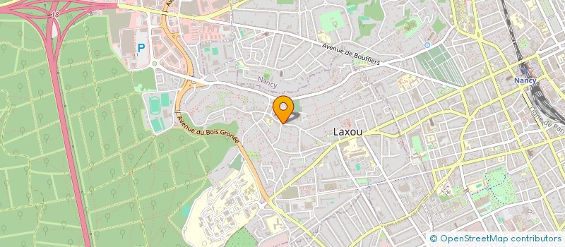 localisation de l'entreprise MADAME CAROLINE DELMAS  LAXOU