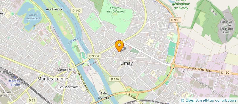 localisation de l'entreprise MADAME CAROLINE DELTENRE  LIMAY