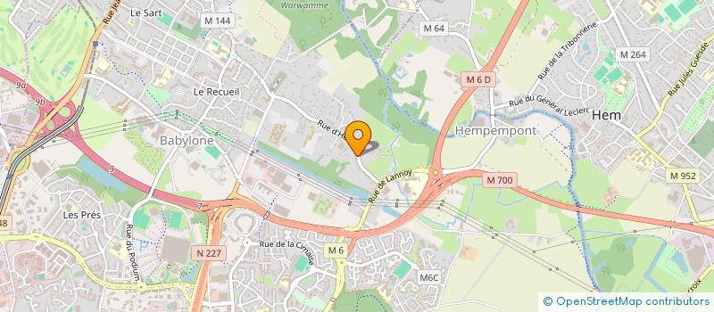 localisation de l'entreprise MADAME CAROLINE DELTETE à VILLENEUVE-D'ASCQ