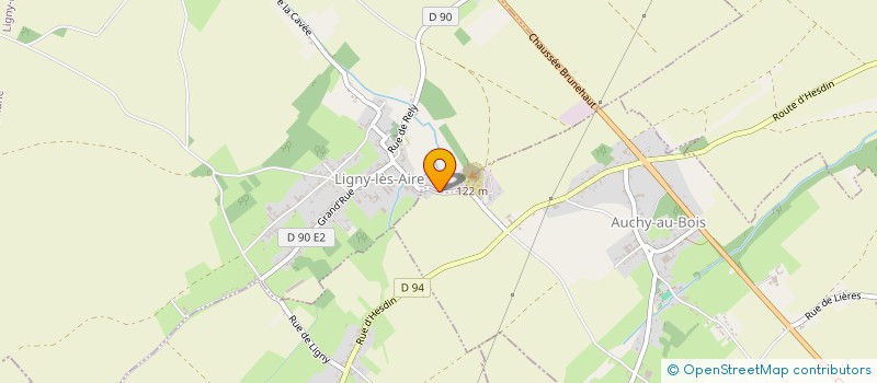 localisation de l'entreprise MADAME CAROLINE DELVART  LIGNY-LES-AIRE