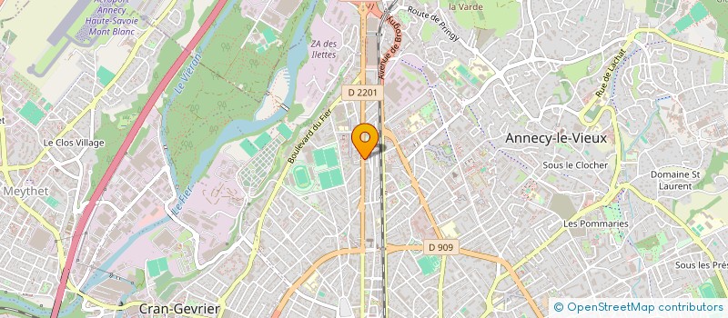 localisation de l'entreprise MADAME CAROLINE DEMBSKI  ANNECY