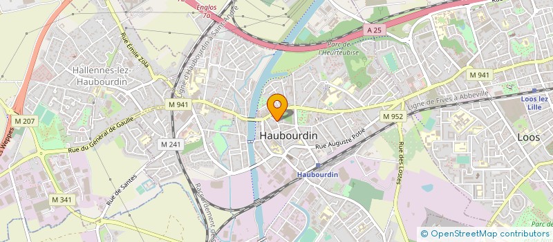 localisation de l'entreprise MADAME CAROLINE DEMESMAY  HAUBOURDIN