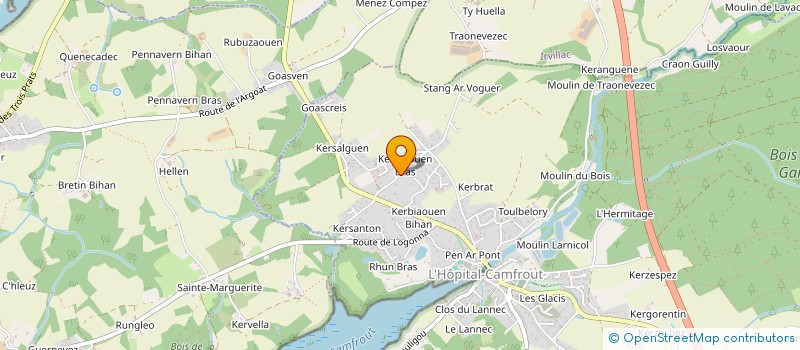 localisation de l'entreprise MADAME CAROLINE DENIEL  HOPITAL-CAMFROUT