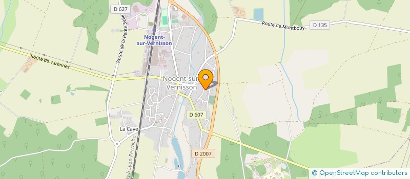 localisation de l'entreprise MADAME CAROLINE DENIS à NOGENT-SUR-VERNISSON
