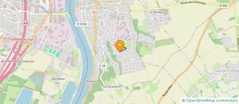 localisation de l'entreprise MADAME CAROLINE DENOYER  JASSANS-RIOTTIER