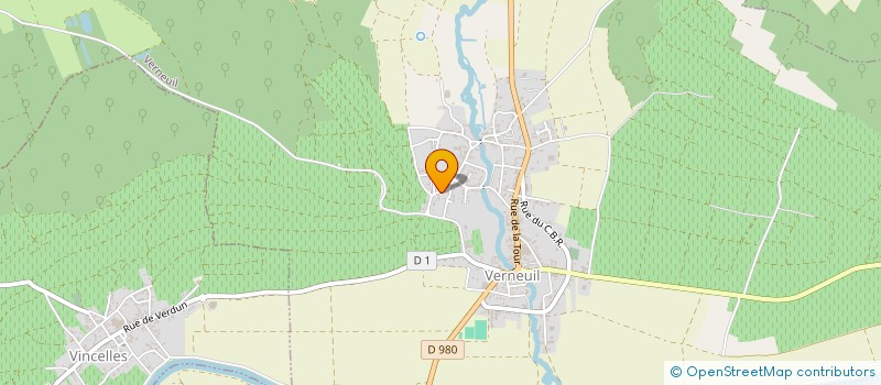 localisation de l'entreprise MADAME CAROLINE DEPART  VERNEUIL