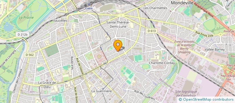 localisation de l'entreprise MADAME CAROLINE DEPOUX à CAEN