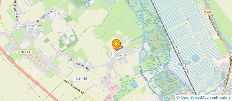 localisation de l'entreprise MADAME CAROLINE DEREGNAUCOURT  SALPERWICK