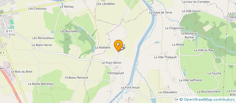 localisation de l'entreprise MADAME CAROLINE DERIEUX  QUEBRIAC