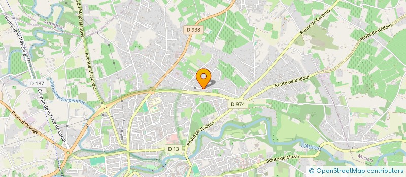 localisation de l'entreprise MADAME CAROLINE DERVAULT à CARPENTRAS