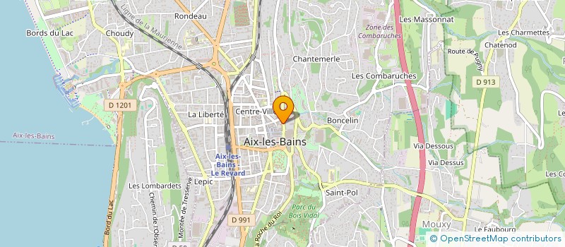 localisation de l'entreprise MADAME CAROLINE DESBOIS à AIX-LES-BAINS