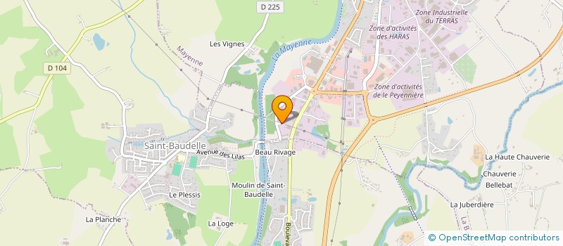 localisation de l'entreprise MADAME CAROLINE DESBOIS  MAYENNE