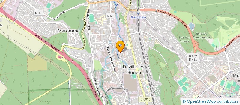 localisation de l'entreprise MADAME CAROLINE DESNOYERS à DEVILLE-LES-ROUEN