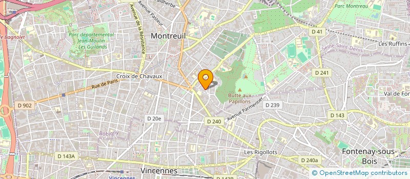 localisation de l'entreprise MADAME CAROLINE DESSIMOND à MONTREUIL
