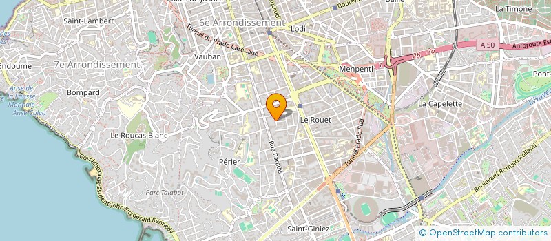 localisation de l'entreprise MADAME CAROLINE DETOURNAY à MARSEILLE 9