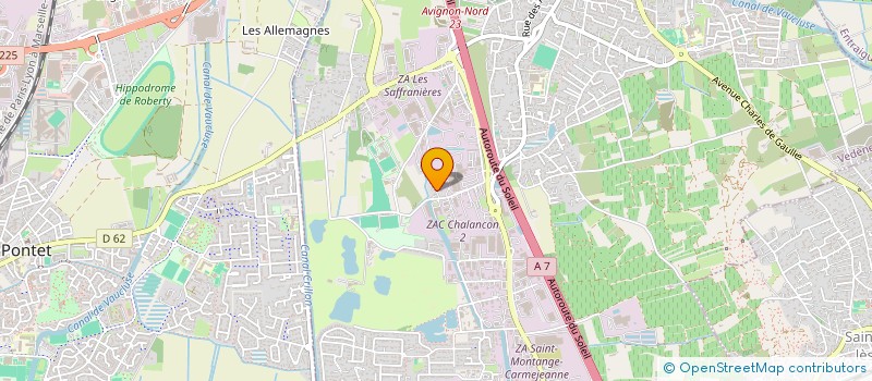 localisation de l'entreprise MADAME CAROLINE DEVERGNE à VEDENE