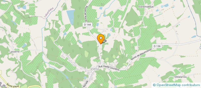 localisation de l'entreprise MADAME CAROLINE DEVILLARD  SARRAGACHIES