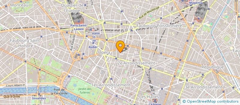 localisation de l'entreprise MADAME CAROLINE DEVINEAU  PARIS