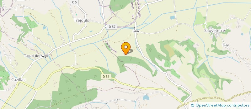 localisation de l'entreprise MADAME CAROLINE DHENNIN  LAUZERTE