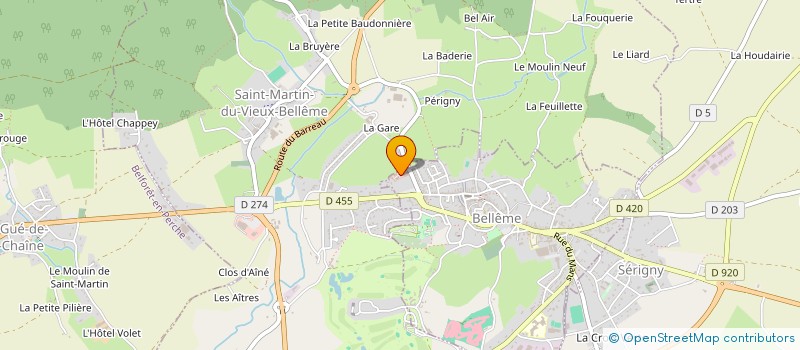 localisation de l'entreprise MADAME CAROLINE DHOMMEE à BELLEME