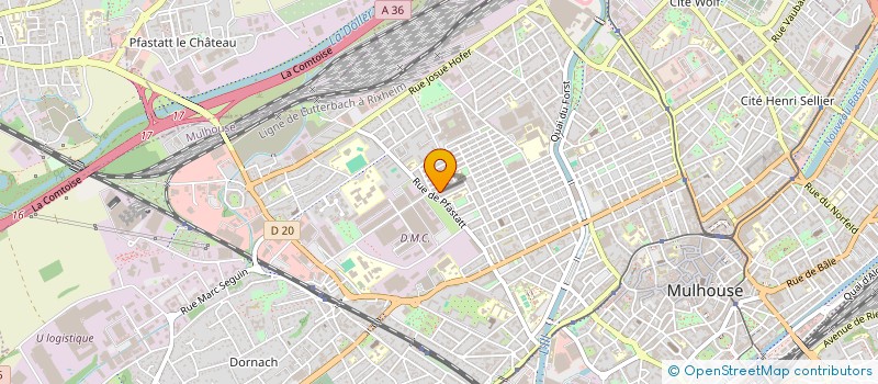 localisation de l'entreprise MADAME CAROLINE DIAS  MULHOUSE