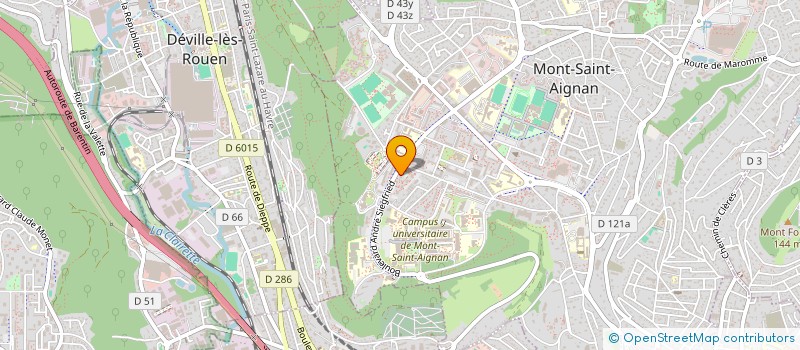 localisation de l'entreprise MADAME CAROLINE DIDIER à MONT-SAINT-AIGNAN