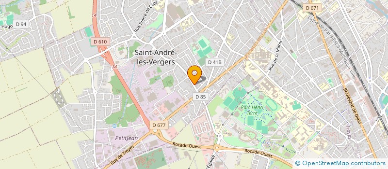 localisation de l'entreprise MADAME CAROLINE DIDIER à SAINT-ANDRE-LES-VERGERS