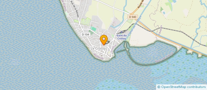 localisation de l'entreprise MADAME CAROLINE DIEU à LE CROTOY