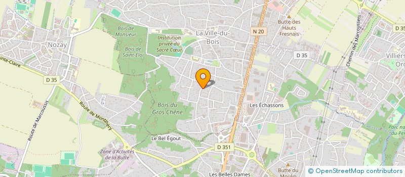 localisation de l'entreprise MADAME CAROLINE DINH  LA VILLE-DU-BOIS