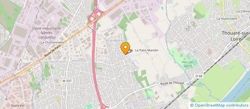 localisation de l'entreprise MADAME CAROLINE DIWOUTA EPOU  SAINTE-LUCE-SUR-LOIRE