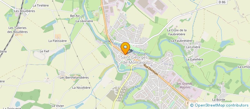 localisation de l'entreprise MADAME CAROLINE DIXNEUF à MONTAIGU-VENDEE