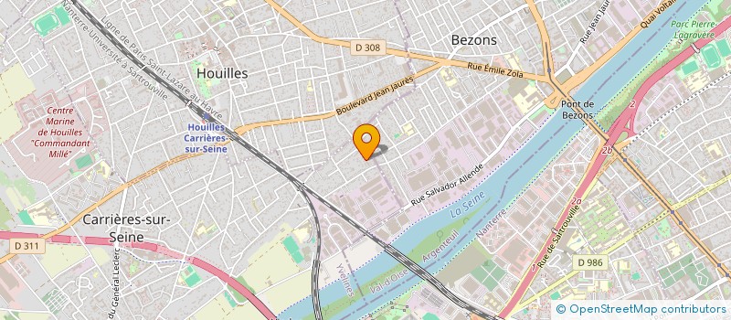 localisation de l'entreprise MADAME CAROLINE DOERR  CARRIERES SUR SEINE