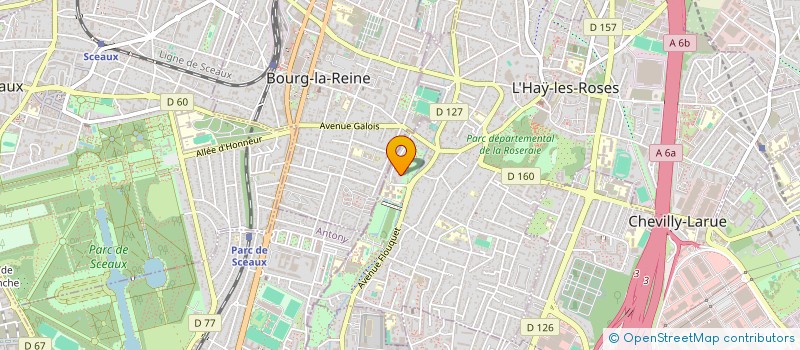 localisation de l'entreprise MADAME CAROLINE DOGNIN  L'HAY-LES-ROSES