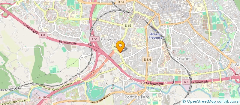 localisation de l'entreprise MADAME CAROLINE DONATINI à AIX-EN-PROVENCE