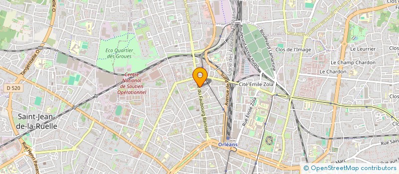 localisation de l'entreprise MADAME CAROLINE DOUDET à ORLEANS