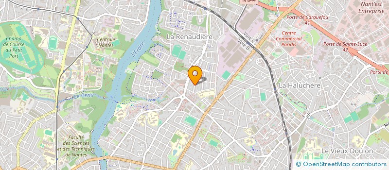 localisation de l'entreprise MADAME CAROLINE DOUET à NANTES