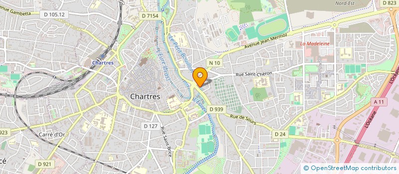 localisation de l'entreprise MADAME CAROLINE DOURY à CHARTRES