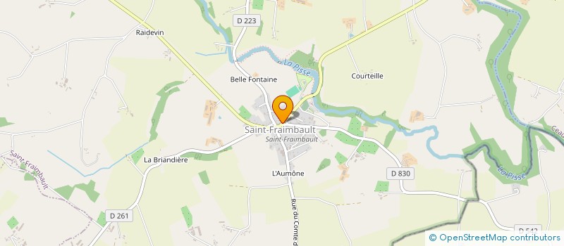 localisation de l'entreprise MADAME CAROLINE DOWLING à SAINT-FRAIMBAULT