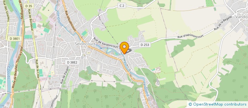 localisation de l'entreprise MADAME CAROLINE DROMARD  SELONCOURT