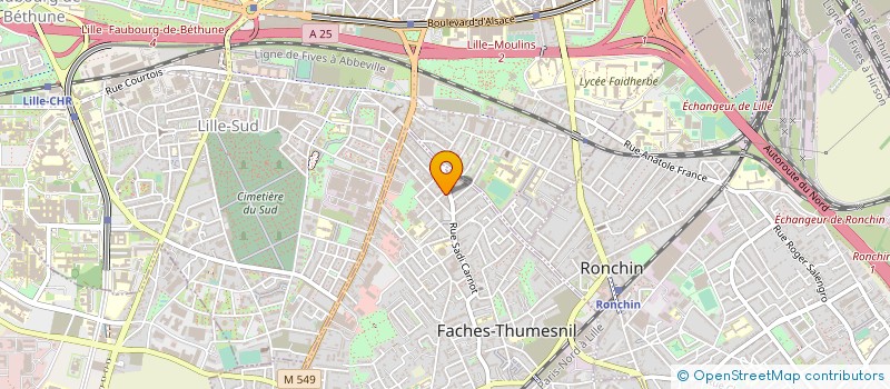 localisation de l'entreprise MADAME CAROLINE DROUIN  FACHES-THUMESNIL